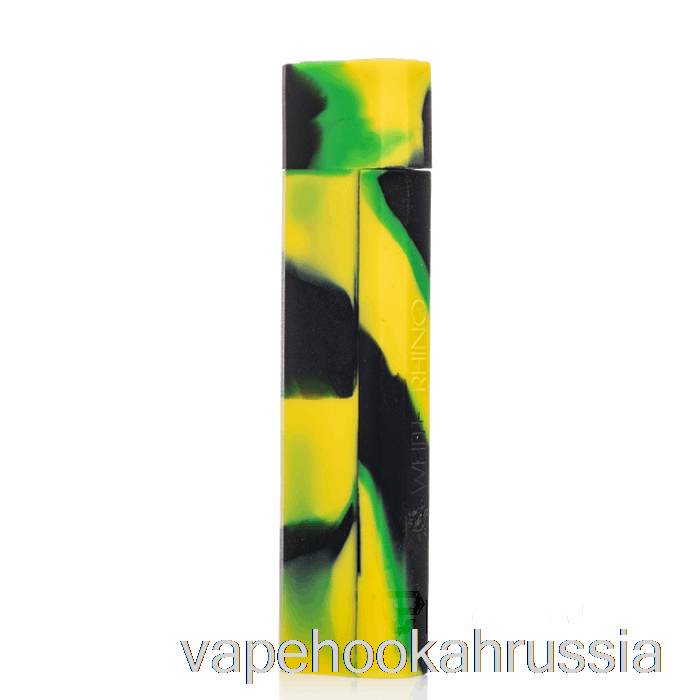 Vape россия белый носорог силиконовый мазок [пирекс] зеленый черный